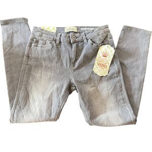 Vizio Women's Stretch Skinny Fit Denim Jeans High Rise Gray Size 5 NWT